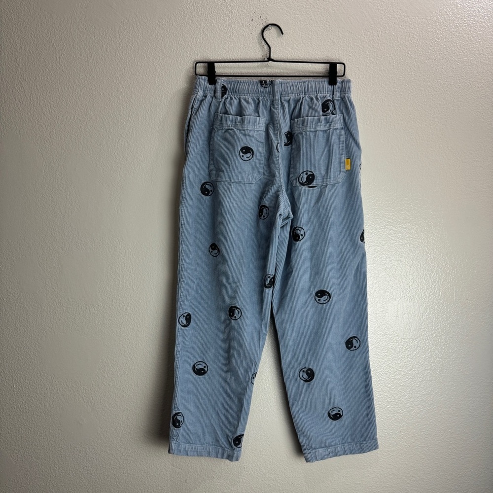Urban Outfitters Yin Yang Smiley Face Corduroy Pants Drawstring Size Medium - Picture 4 of 10
